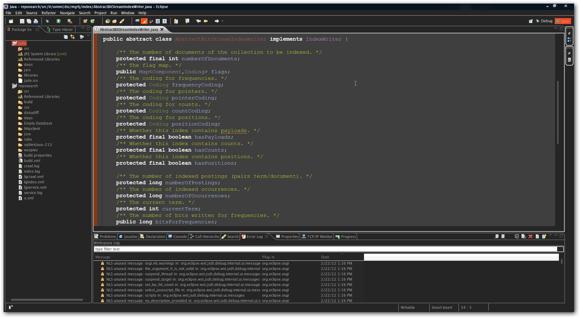 Eclipse IDE Screenshot